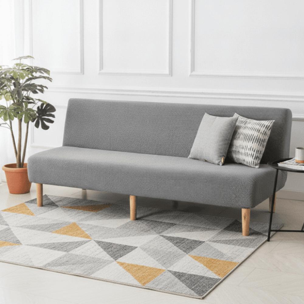 Elastic Futon Sofa Cover Dust-proof Bench Cover Universal Armless Sofa Slipcover  Living Room