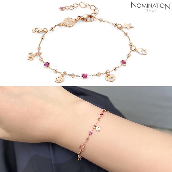 Nomination Bracelet Melody Happy Sterling Silver With Cz 147720