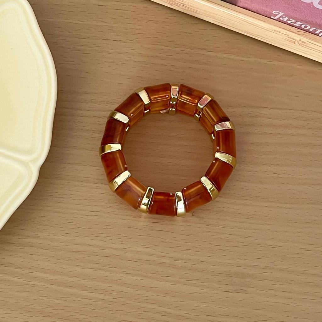 Retro, Bracelet Geometric Elasticity, Bracelet European and American Fashion Simple Niche Temperament High-end Jewelry Women