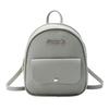 2020 Backpack Women Korean Style PU Leather Shoulder Bag For Teenage Girls Multi\-Function Small Bagpack Female Phone Pouch