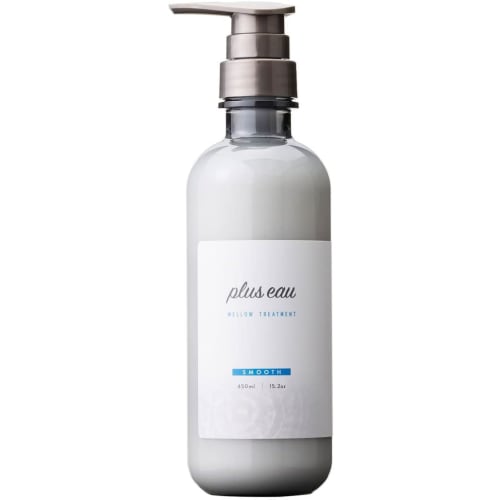 

plus eau Mellow Treatment Smooth 450ml Pump Single Item White Floral & Pear Scent