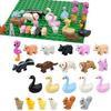 MOC Animals Building Blocks Flamingo Swan Otter Cat Dog Pug Chick Duck Eagle Sheep Owl Rabbit DIY Model Brick Toys for Children