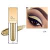 18 Colors Micro Glitter Liquid Eyeshadow, Brickstone Pearlescent Eyeshadow Liquid Waterproof Makeup Smokey Makeup Long Lasting Eyeshadow