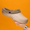 Cotton Shoes New Home Couple Baotou Slippers Men's Thick Bottom Outer Wear Warm Cotton Trailers