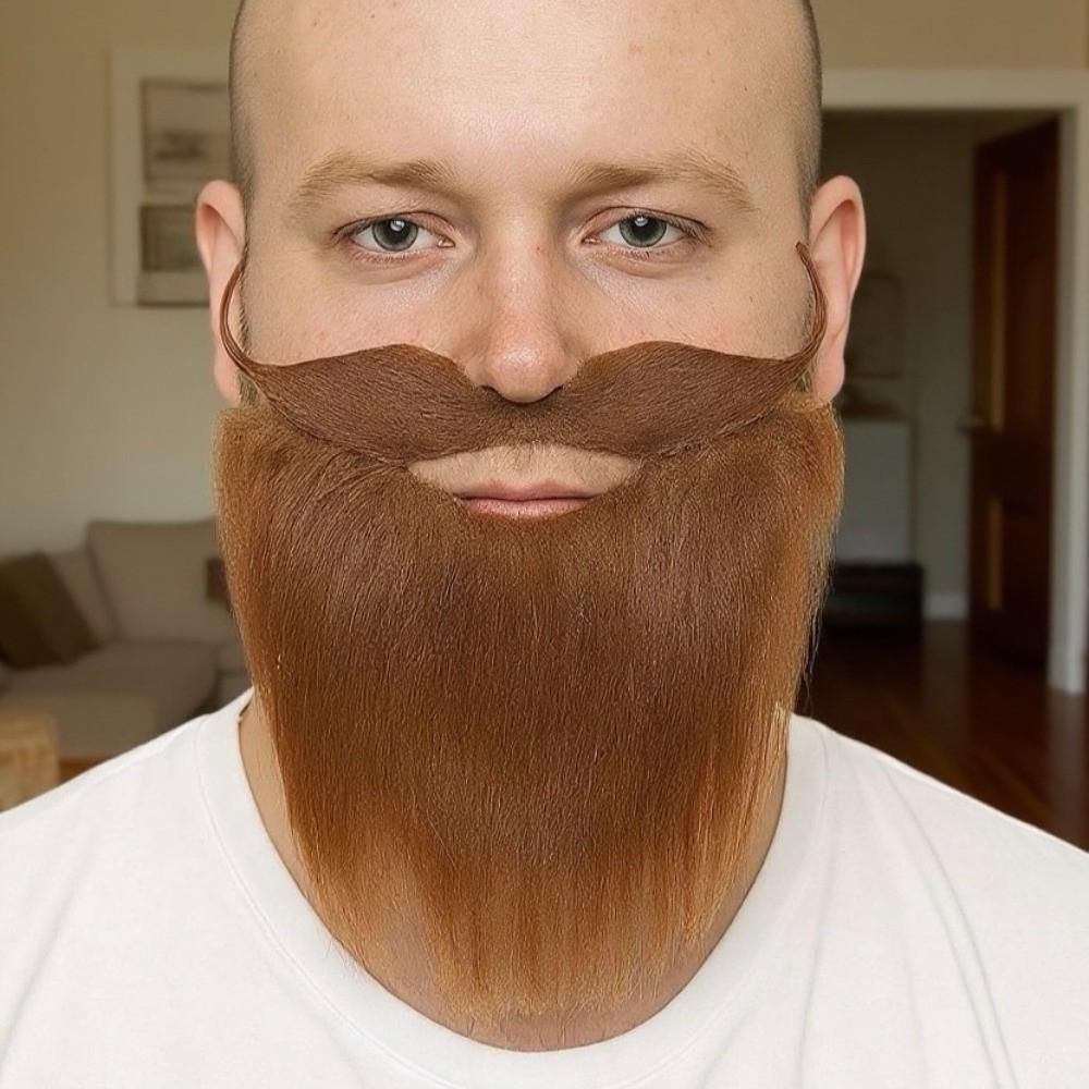 Artificia Halloween Fake Mustache Vivid Viking Braided Beard Realistic Fake Beard  Carnivals