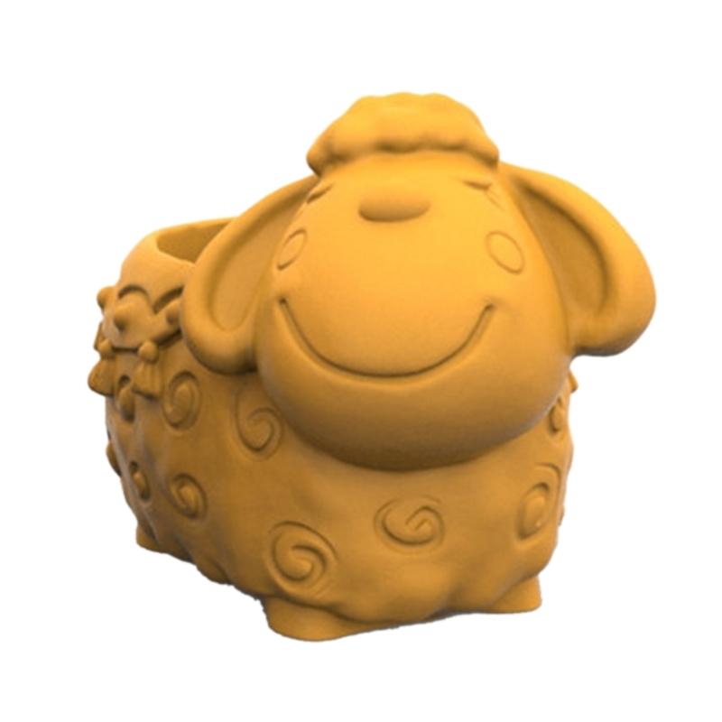 Succulents Flower Pot Resin Silicone Mold Suitable for Diy Garden Concrete Flower Pot Candle Holder Crafts Home Decor