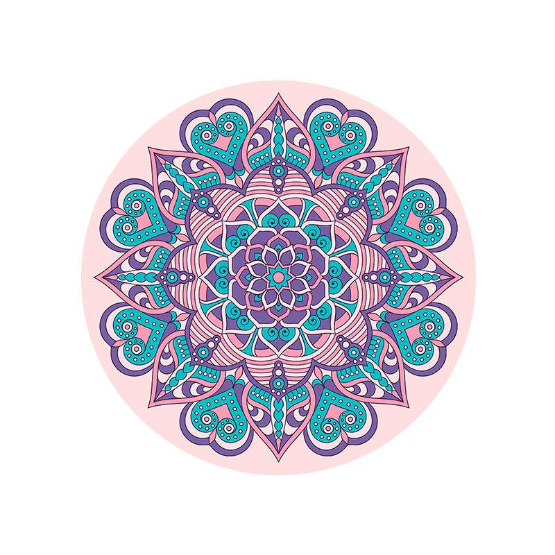 Stechapfel-Blumenmuster PU Platzset 4er-Set, Rutschfeste hitzeisolierte Tischsets für Esstisch, Leicht zu reinigen