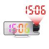 LED Large Screen Projection Alarm Clock with Temperature Display - Popular with Internet Celebrities