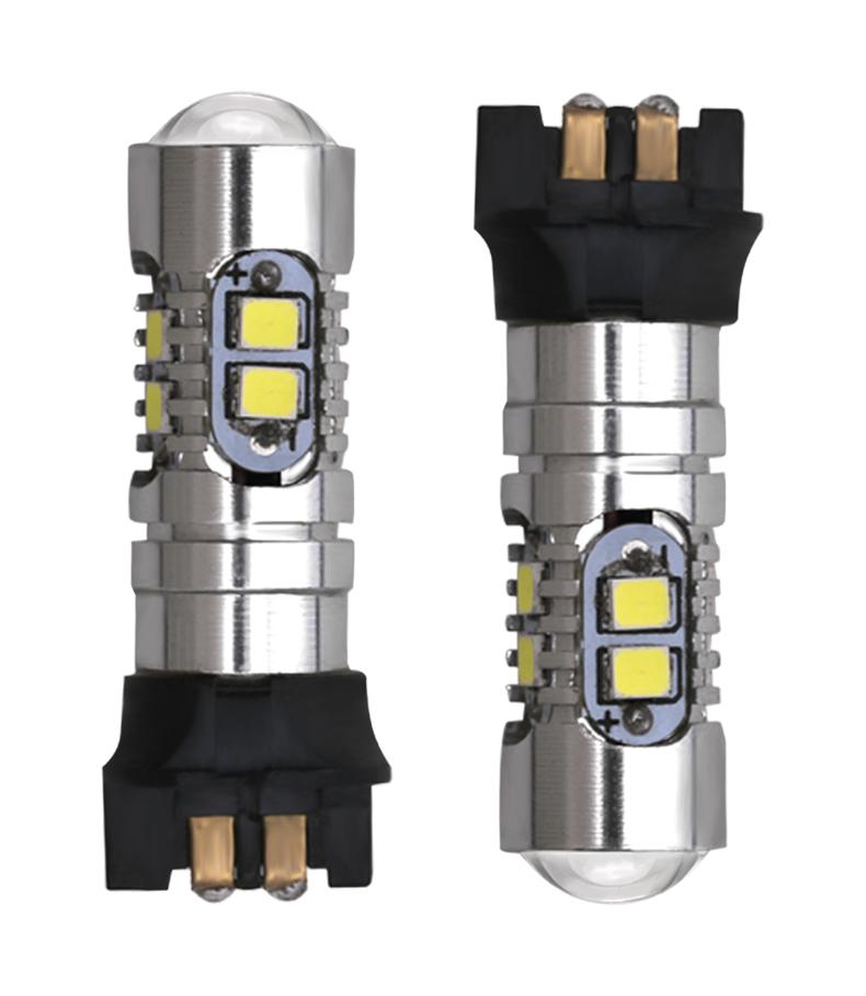 2PCS PW24W PWY24W Led Bulbs Canbus 2323 10SMD Daytime Running Light High Power DRL Lamp Car Turn Signal Light White 6000K 12V