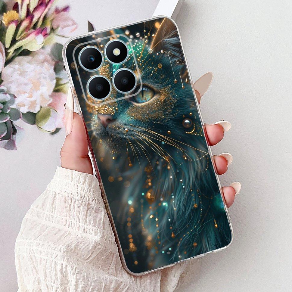 For Huawei Honor X6a Case Cute Animals Soft Silicone Phone Cases For Honor X 6A 6B X6a X6b HonorX6a Cover Ultra-thin TPU Housing