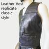 Binding Vest Leather Vest Men's Motorcycle Shoulder Four Season Cycling Clip Classic Embroidered Badge The Optical Board Has No Wiring Attached.
