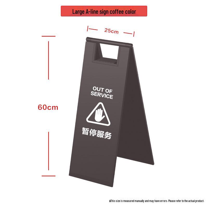 Standard A-frame Signs: Hotel, Commercial, Hospital, Warning, Toilet, Caution Steps, Slippery