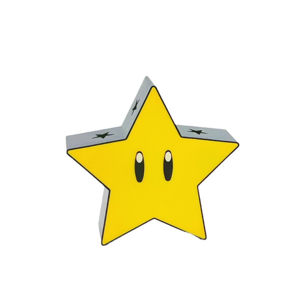 Retro LED Mario Star Projection Night Light - Creative Gift & Decor