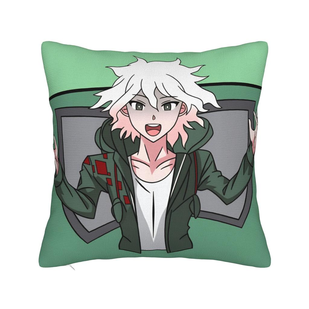 Anime Nagito Komaeda Kissenbezug Design Kissenhülle Für Stuhl Sofa Heimdekoration Lustige Kissenbezüge