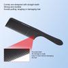 7pcs Hair Dressing Comb Professional Prevents Static Fine Tooth Carbon Fiber Hair Styling Comb for Salon Home Black