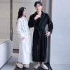 Comfortable Flannel Bathrobe: Thick Long Robe for Women & Couples In Autumn/Winter