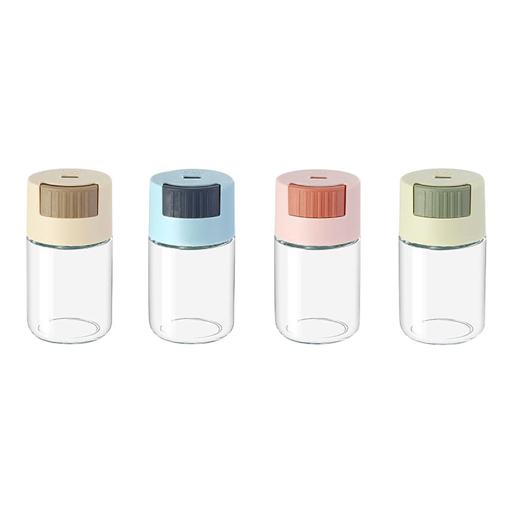 D5 Adjustable Salt Dispenser Condiments Container Sugar Bottle Spice Pepper Salts Shaker Spice Jar Salts Tank Seasoning Bottle
