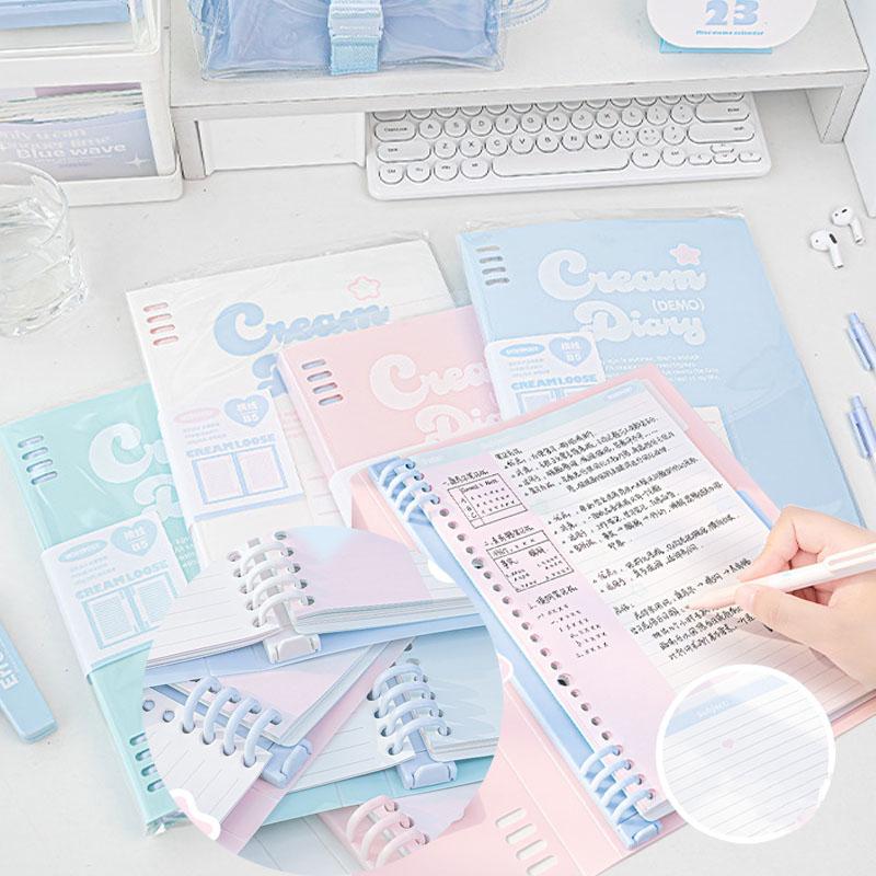 A5 Cream Color High-value Notebook Sub-activity Color Inner Page Student Postgraduate Entrance Exam Notebook
