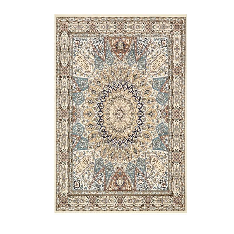

Retro Europe Persia Style Art Carpet Living Room Sofa Bedroom Study Kitchen Entrance Door Mat Non-slip Light Luxury Decor Rug 40x60cm