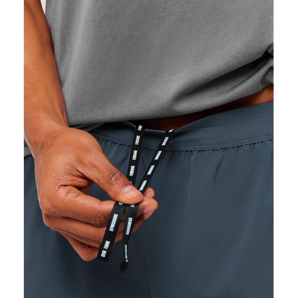 Gymshark Sport Hybrid Short Stealth Blue A3c9m Ud6s