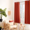 Blackout Curtain - OBSKUR - 140 X 180 Cm - Terracotta - 8 Eyelets - 100% Polyester