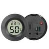 1/6PCS Mini Hygrometer Thermometer Fahrenheit or Celsius Meter Digital LCD Monitor Indoor Room Round Humidity Temperature Gauge 2