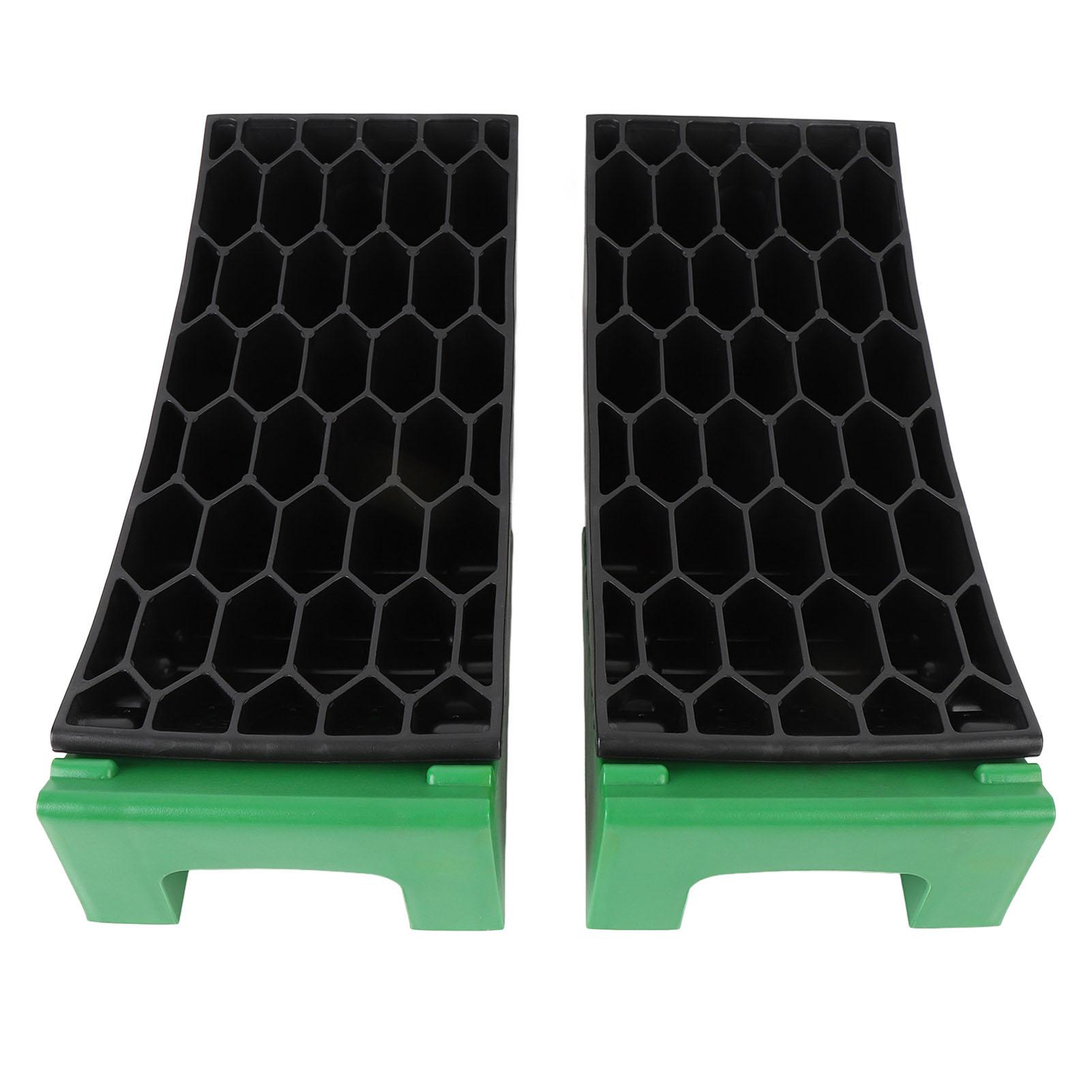 

6 шт. изогнутых выравнивающих блоков грузоподъемностью 35000 фунтов, портативный изогнутый выравниватель для автодома с противоскользящими накладками для дома на колесах, прицепа