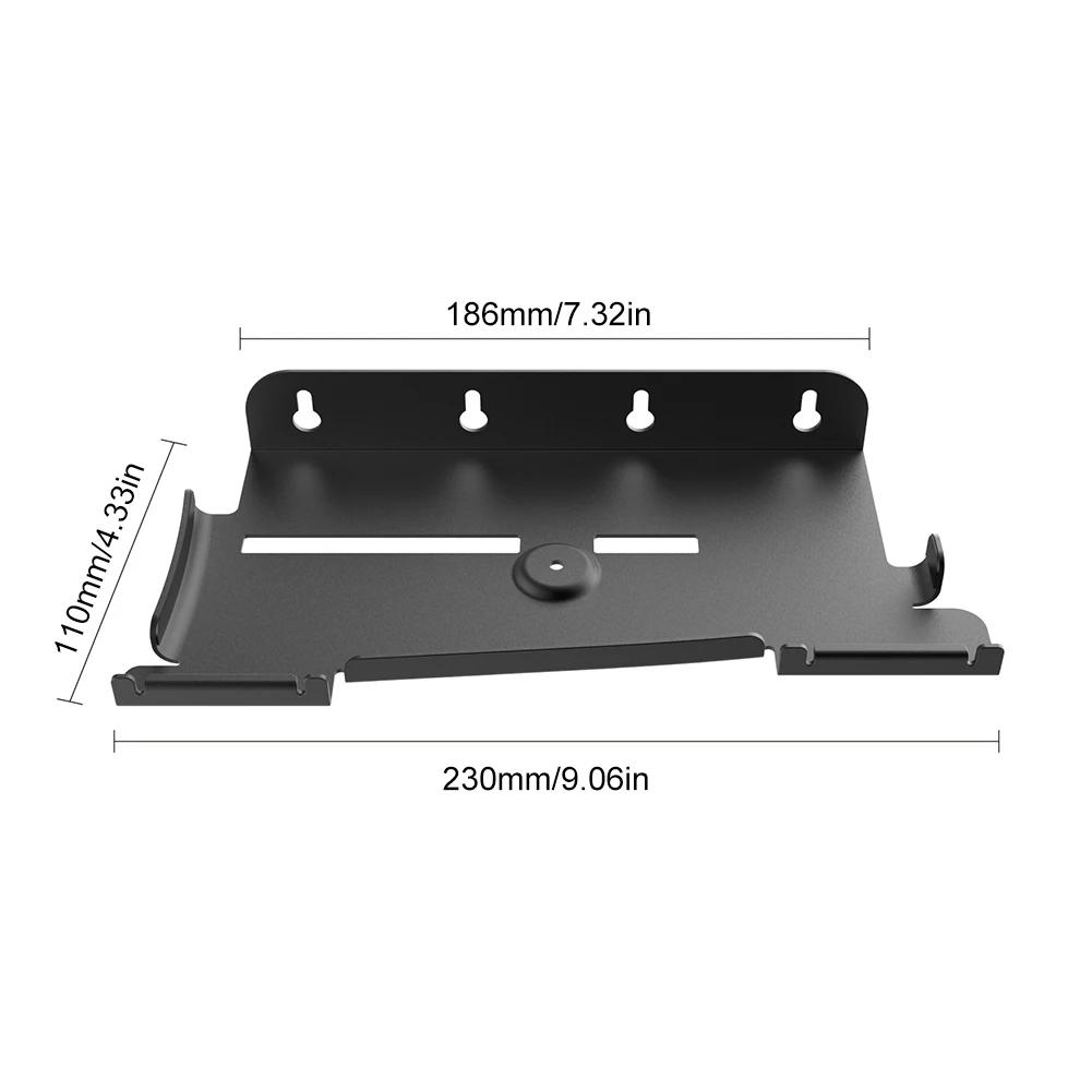For PS5 Slim Console Wall Mounted Console Holder with 2 Controller Mounts Vertical Stand Storage Bracket for PlayStation 5 Slim