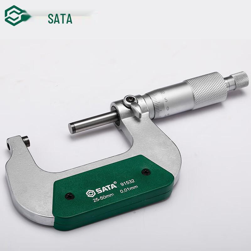 SATA 91532 Mechanical Outside Micrometer 25-50mm
