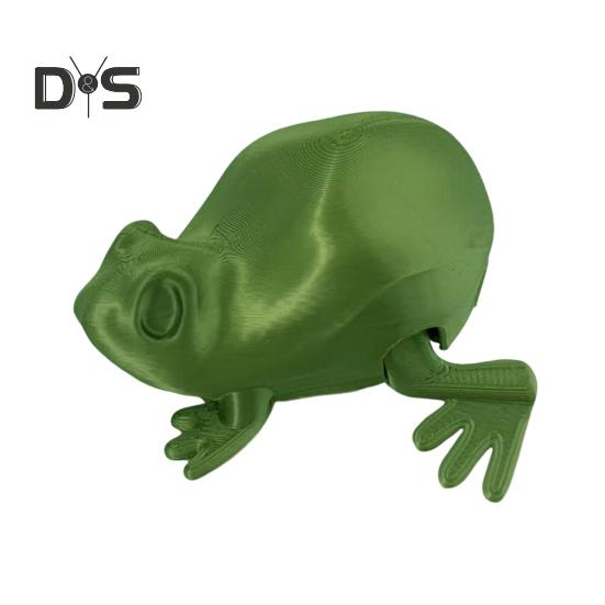 

Игрушка Прыгающая Лягушка 3D-печатная Модель Лягушки Фигурка Рептилии Интерактивная Лягушка Игрушка-Непоседа для Детей и Взрослых Школьные Проекты
