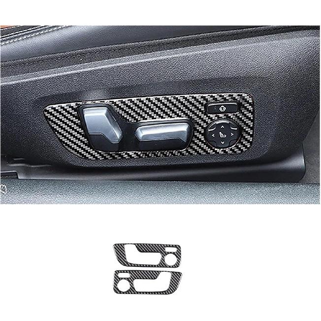

Carbon Fiber Seat Adjustment Switch Frame Decoration Cover Trim Compatible with BMW 8 Series G14 G15 G16 2019-2023 Car Styling Interior