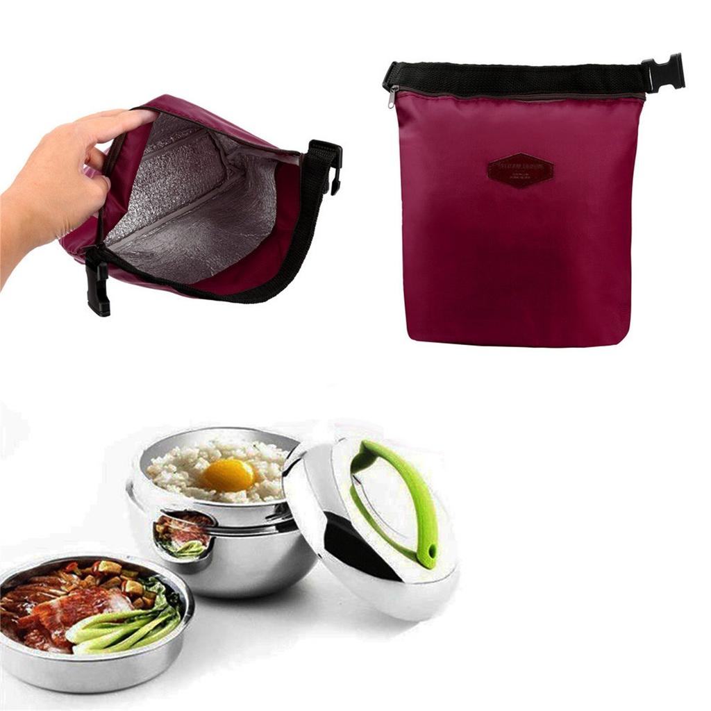 Waterproof Thermal Cooler Insulated Lunch Box Portable Tote Storage Picnic Bags