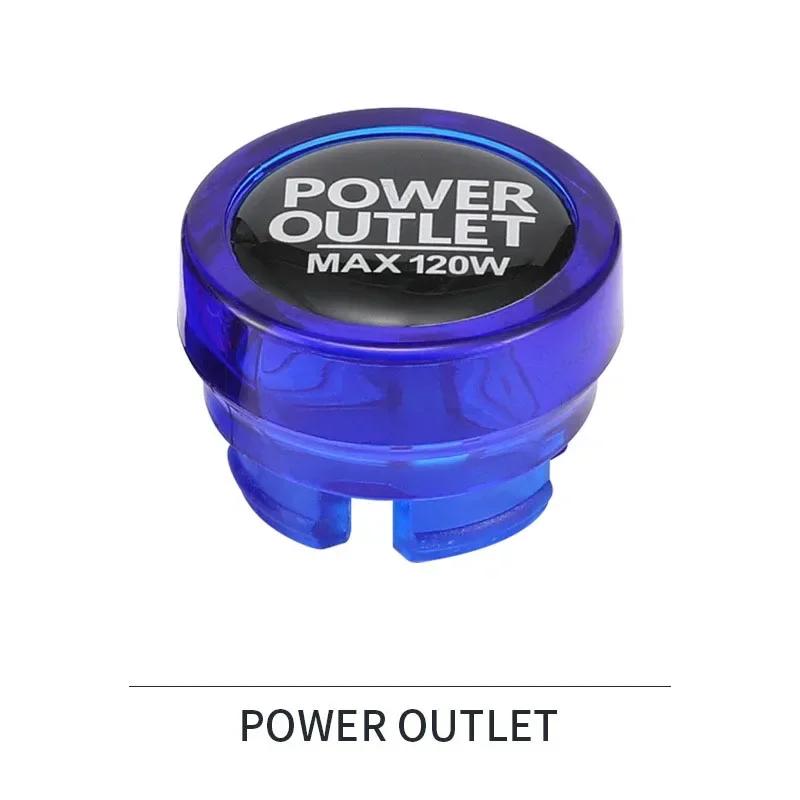 Universal Colorful Car Lighter Dust Cover High-quality Cars Ejector Button Decorative Plug Protective Cover Auto Accessories
