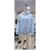 STREETRICH Women Fall Winter Y2K Aesthetic Back Floral Letter Embroidery Hooded Top Long Sleeve Loose Fit Pullover with Pockets