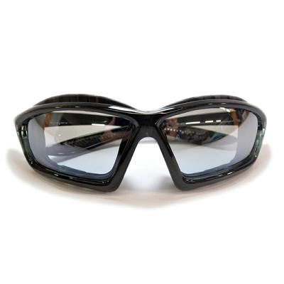 Motorcycle Biker Mirrored with Windproof for Men and UV Protection X [GARMENT] Sunglasses, Shades, Lenses, Pads, Women, (BLACK SILVER.MIRROR)