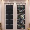 Enamel Lapel Pin Display Panels Organizer with 5 Loose-leaf Board Pieces Multipurpose Brooch Pin Hanging Bag Display Holder