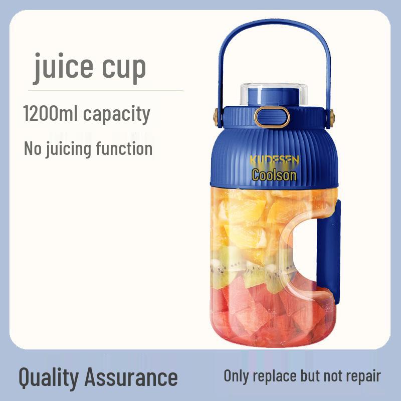 Wireless Rechargeable Portable Fruit Juicer Cup - Large Capacity for Home and Sports Use