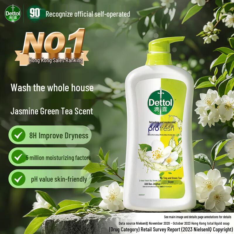 

Dettol Healthy Shower Gel, Jasmine Green Tea