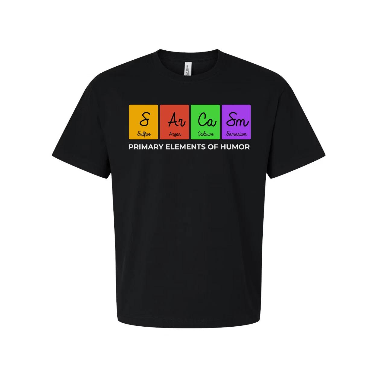 Unisex Science T Shirt With Primary Elements Of Humor Graphic Featuring The Peri 3XL