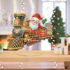 2D Flat Print Xmas Train And Santa Claus DIY Table Top Diamond Painting Ornament