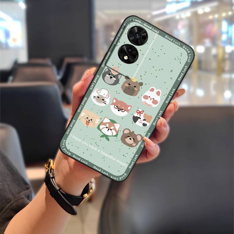 Anti-knock Full wrap Phone Case For TCL 505/T509K/T5094 Graffiti TPU Phone Pouch Waterproof Silicone Protective Cartoon
