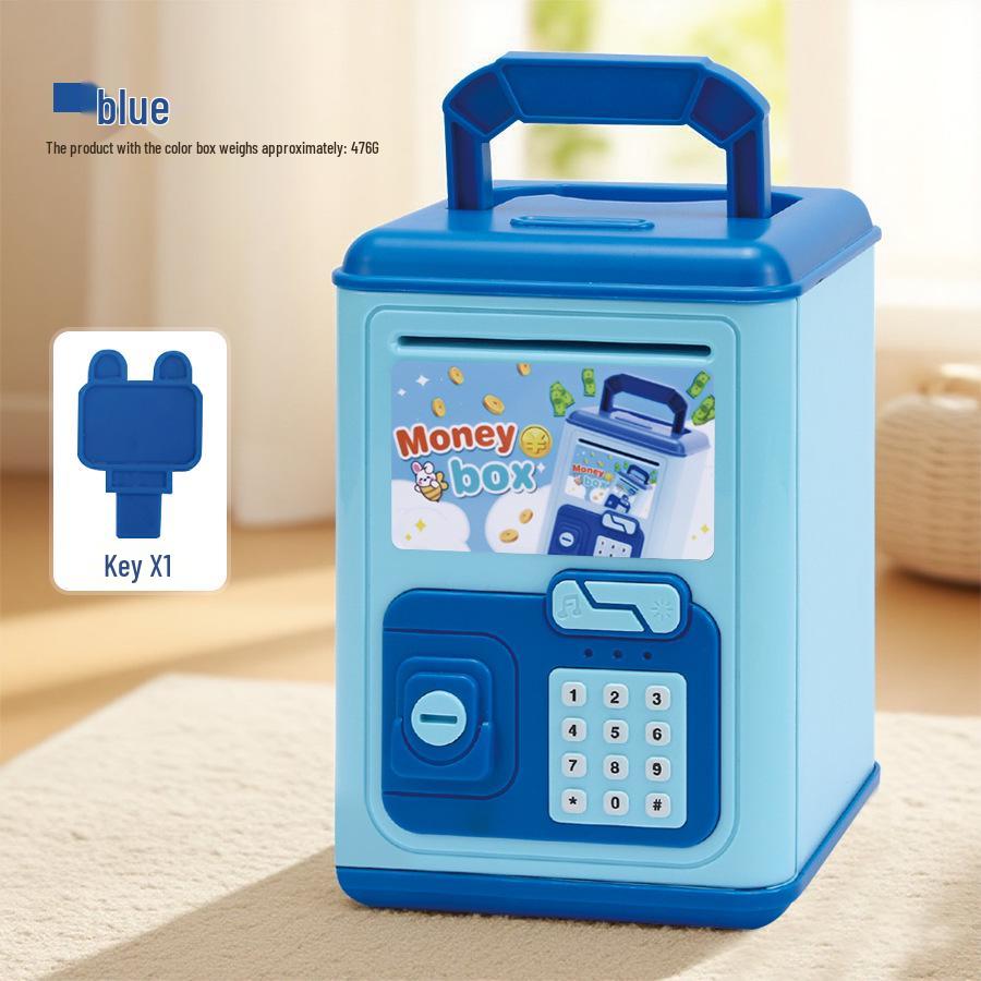 Interactive Children s Piggy Bank with Sound & Light, Lock & Key