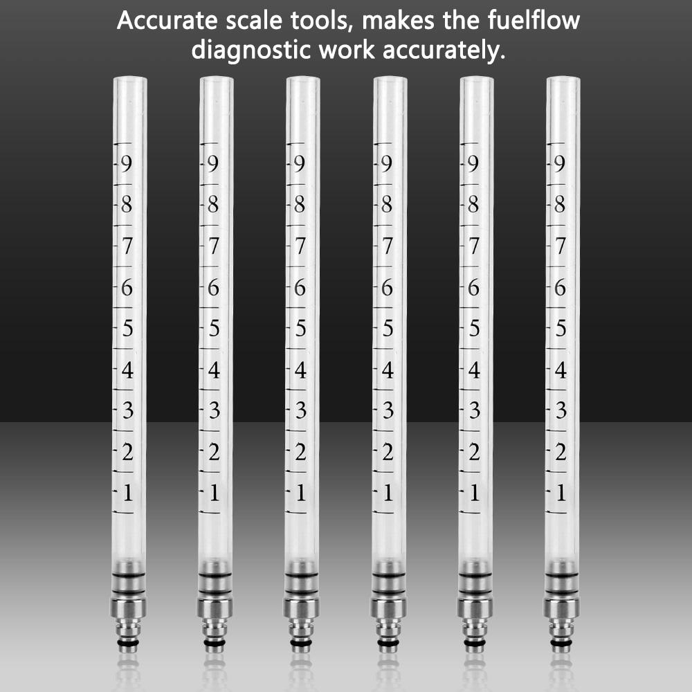 Taşınabilir Hızlı Bağlantı Araç Test Seti Oto Teşhis Aletleri Motor Yağı Basıncı Test Kiti Yakıt Enjektörü Göstergesi Tespit Aletleri Araba Aksesuarları