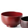 Set of 2 Lacquerware Made in J-kitchens Bowls, Hand-Painted, Japan, PID-529012