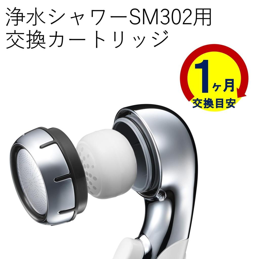 Náhradní náplň do sprchové hlavice Cleansui Ultra Fine Bubble pro SM302 3 kusy SMC302 +