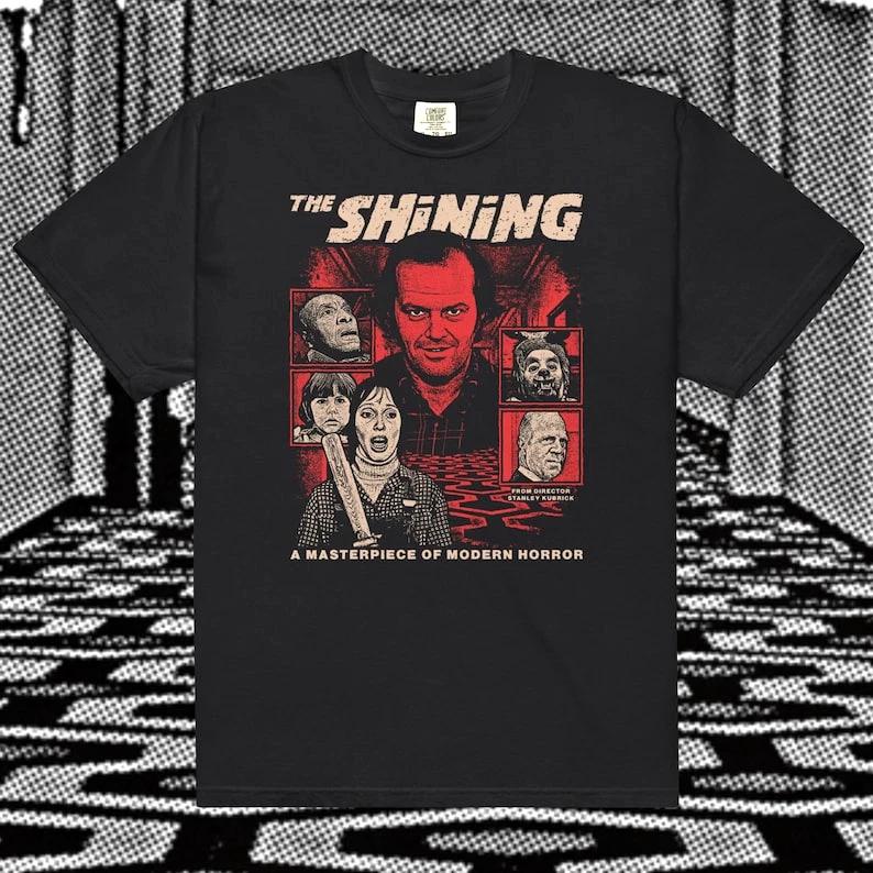 The Shining Movie Tee Stanley Kubrick Classic Horror T Shirt S-5XL 2XL