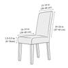 Waterproof Chair Cover Dining Room White Chair Case Anti Cat Scratch Soft Stretch Chair Protecter