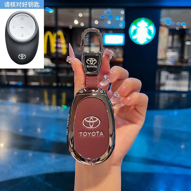 4 Buttons Car Key Case Cover Shell Fob for Toyota bZ3X Bózhì 3X Platinum 3X 2025 Air_Pro_max Car Interior Keychain Accessories