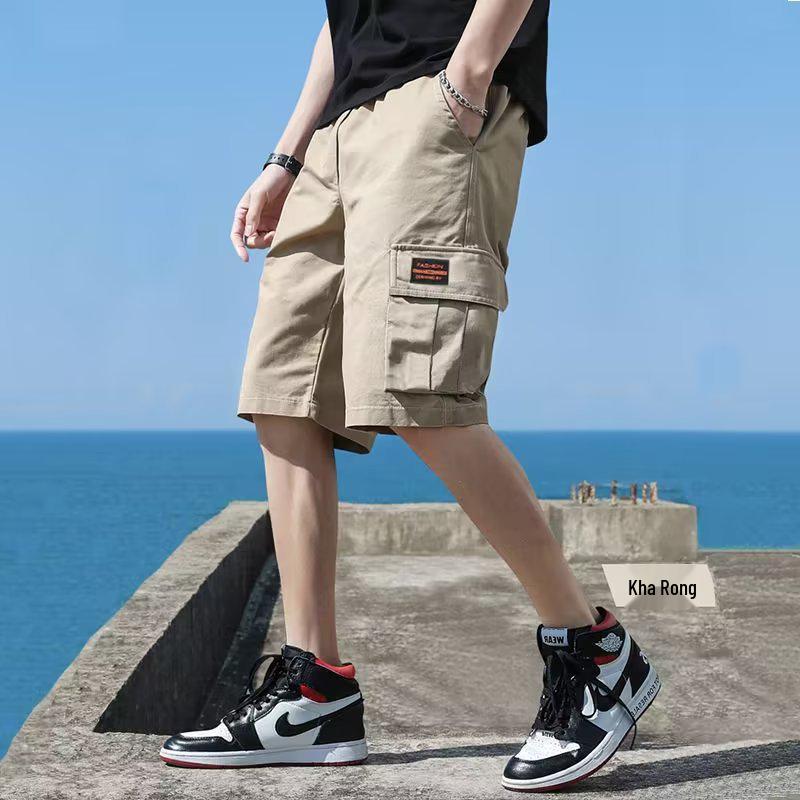 Men's Trendy Pure Cotton Casual Work Shorts with Pockets