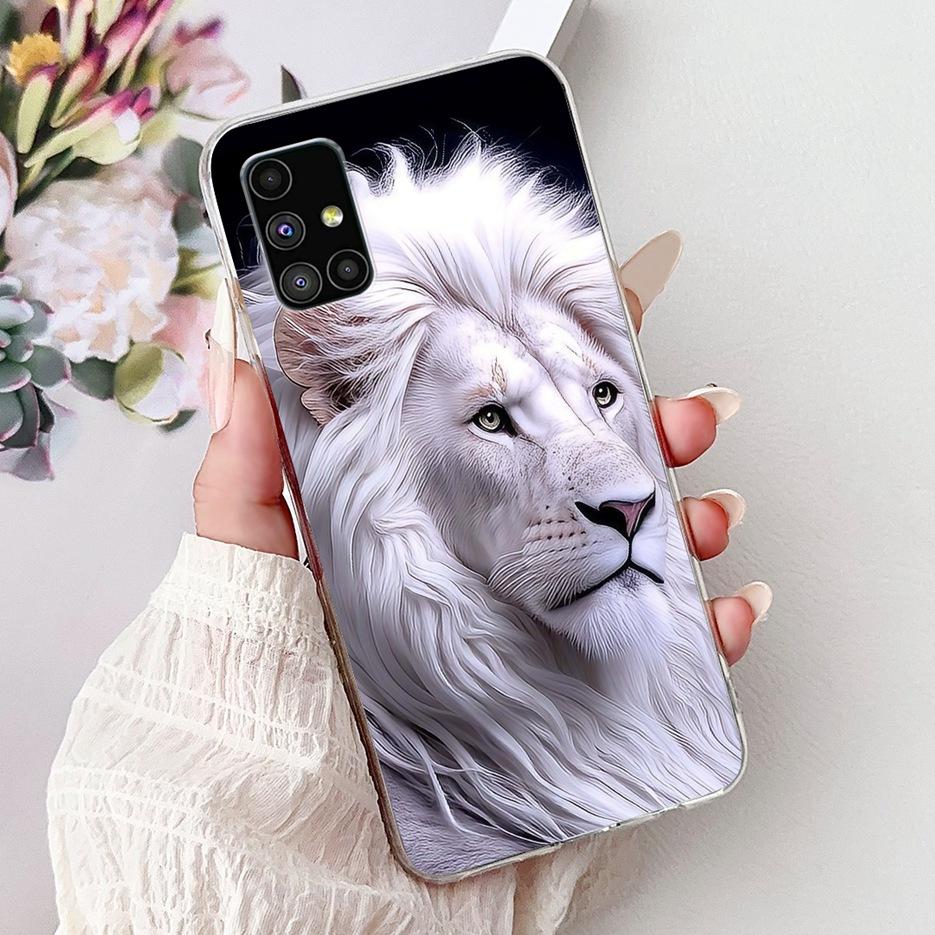 For Samsung Galaxy M51 Case SM-M515F Colorful Flower Painted Cover Soft Silicone Phone Case For Samsung M51 M 51 GalaxyM51 Shell